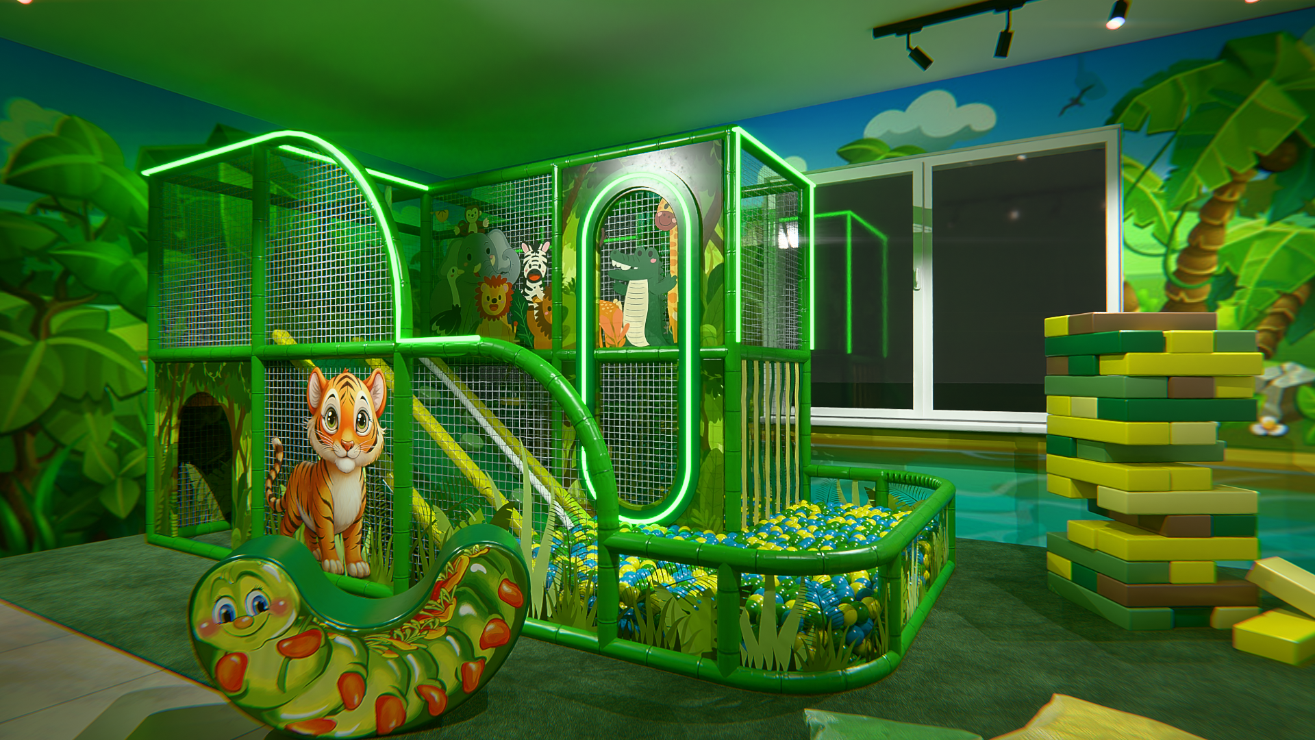Детская комната «Джунгли-2»